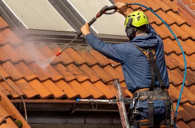Démoussage et hydrofuge de toiture à Holling